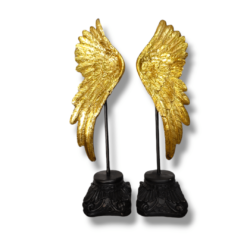 Abstract Show Piece - Golden Angel Wings